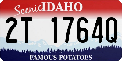 ID license plate 2T1764Q
