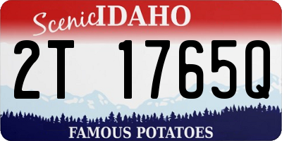 ID license plate 2T1765Q