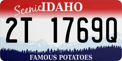 ID license plate 2T1769Q
