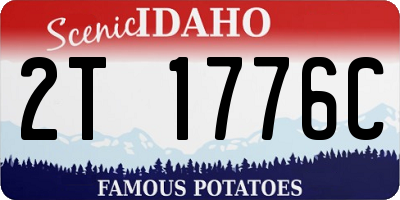 ID license plate 2T1776C