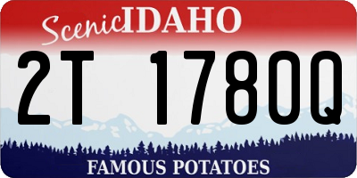 ID license plate 2T1780Q