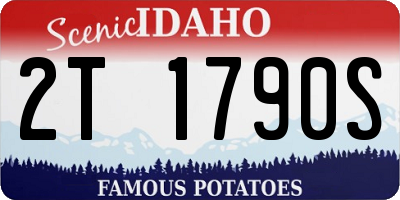 ID license plate 2T1790S