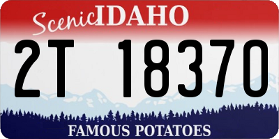 ID license plate 2T1837O