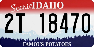 ID license plate 2T1847O