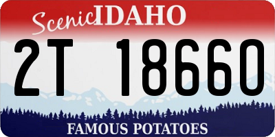 ID license plate 2T1866O