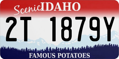 ID license plate 2T1879Y