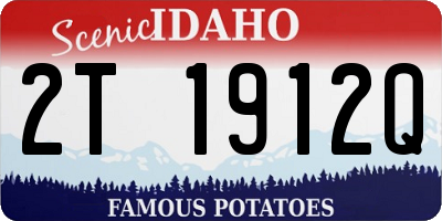ID license plate 2T1912Q