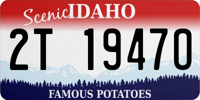 ID license plate 2T1947O