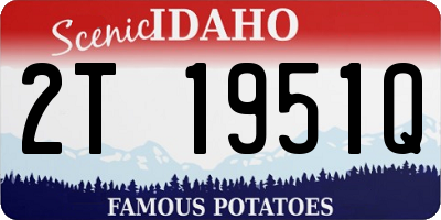 ID license plate 2T1951Q