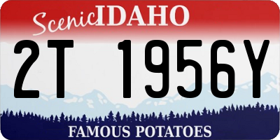 ID license plate 2T1956Y