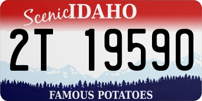 ID license plate 2T1959O