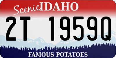 ID license plate 2T1959Q