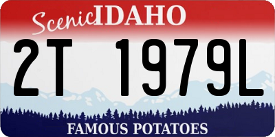 ID license plate 2T1979L