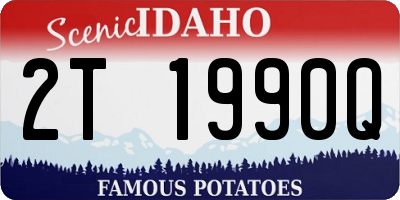 ID license plate 2T1990Q
