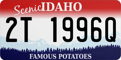 ID license plate 2T1996Q