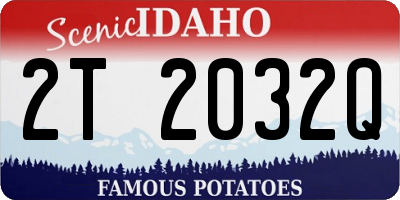 ID license plate 2T2032Q