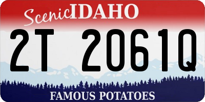 ID license plate 2T2061Q