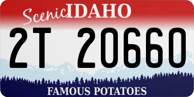 ID license plate 2T2066O