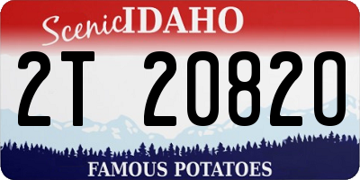 ID license plate 2T2082O
