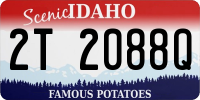 ID license plate 2T2088Q