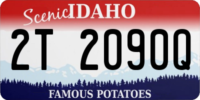 ID license plate 2T2090Q