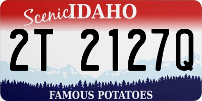 ID license plate 2T2127Q