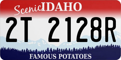 ID license plate 2T2128R