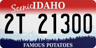 ID license plate 2T2130O