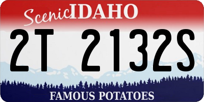 ID license plate 2T2132S