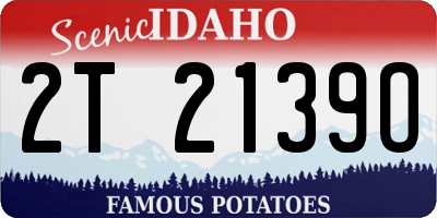 ID license plate 2T2139O