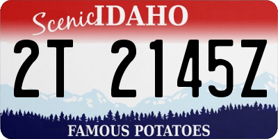 ID license plate 2T2145Z