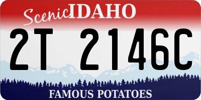 ID license plate 2T2146C