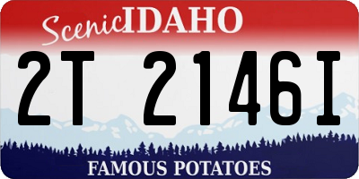 ID license plate 2T2146I