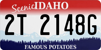 ID license plate 2T2148G