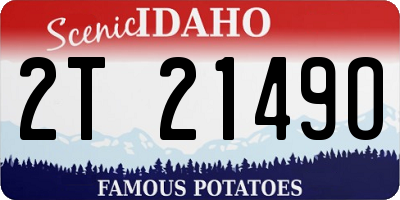 ID license plate 2T2149O