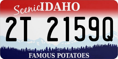 ID license plate 2T2159Q
