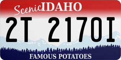 ID license plate 2T2170I