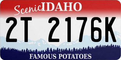 ID license plate 2T2176K