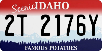 ID license plate 2T2176Y