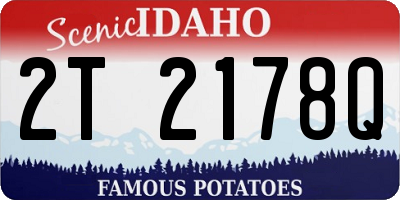 ID license plate 2T2178Q