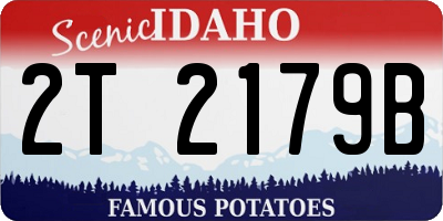 ID license plate 2T2179B