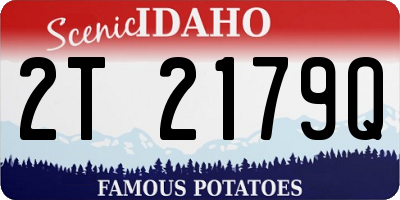 ID license plate 2T2179Q