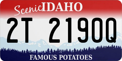 ID license plate 2T2190Q