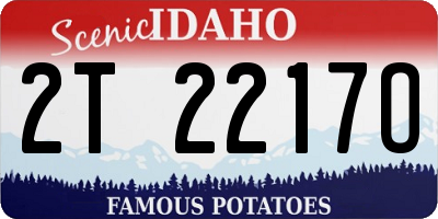 ID license plate 2T2217O