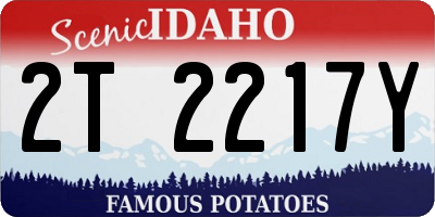 ID license plate 2T2217Y