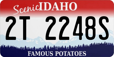 ID license plate 2T2248S