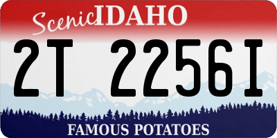 ID license plate 2T2256I