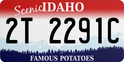 ID license plate 2T2291C