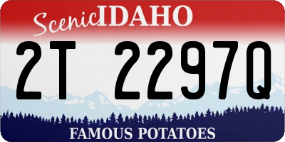 ID license plate 2T2297Q