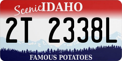 ID license plate 2T2338L